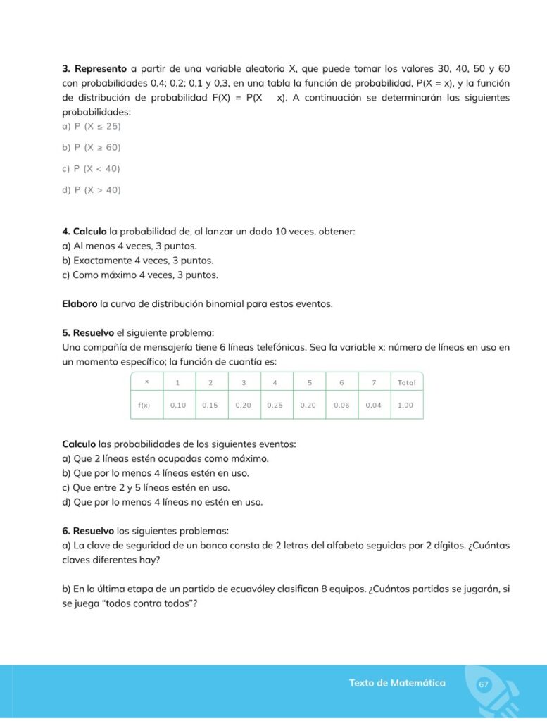 Matemática – Bachillerato General – Primero de Bachillerato - Página 68 - Contenido informativo Resumido