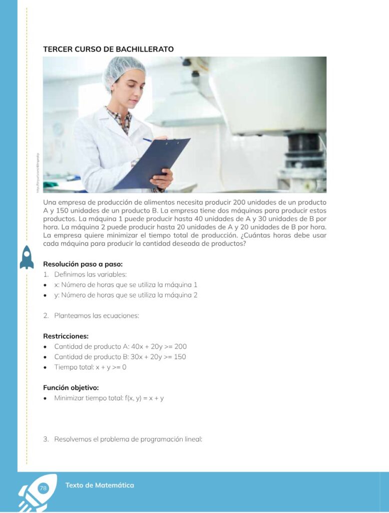 Matemática – Bachillerato General – Primero de Bachillerato - Página 79 - Contenido informativo Resumido