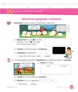 Libro Matemática – Cuaderno de trabajo – 1 – Primaria – Pág 107 – Resuelto pdf