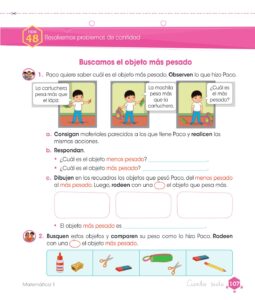 Libro Matemática – Cuaderno de trabajo – 1 – Primaria – Pág 109 – Resuelto pdf