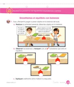 Libro Matemática – Cuaderno de trabajo – 1 – Primaria – Pág 111 – Resuelto pdf