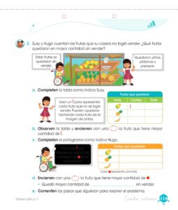 Libro Matemática – Cuaderno de trabajo – 1 – Primaria – Pág 116 – Resuelto pdf
