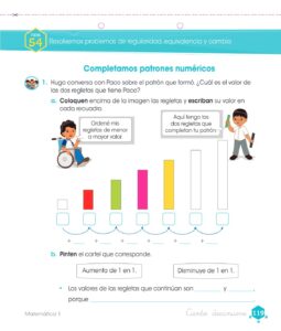Libro Matemática – Cuaderno de trabajo – 1 – Primaria – Pág 121 – Resuelto pdf
