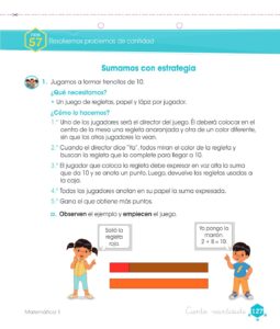 Libro Matemática – Cuaderno de trabajo – 1 – Primaria – Pág 129 – Resuelto pdf