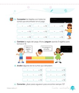 Libro Matemática – Cuaderno de trabajo – 1 – Primaria – Pág 130 – Resuelto pdf