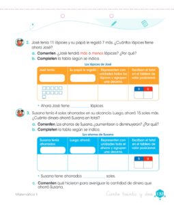 Libro Matemática – Cuaderno de trabajo – 1 – Primaria – Pág 134 – Resuelto pdf