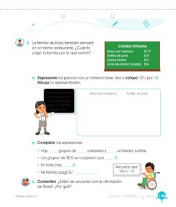 Libro Matemática – Cuaderno de trabajo – 1 – Primaria – Pág 138 – Resuelto pdf