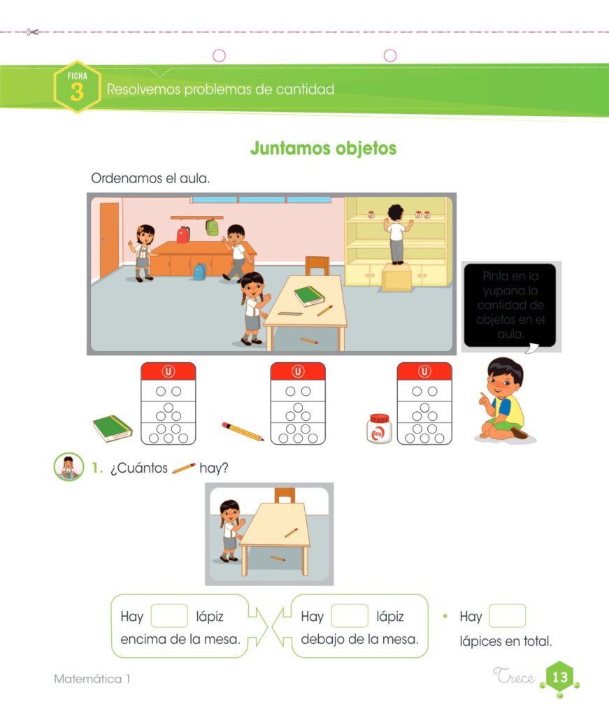Matemática – Cuaderno de trabajo – 1 – Primaria - Página 15 - Contenido informativo Resumido