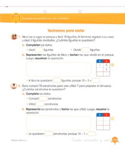 Libro Matemática – Cuaderno de trabajo – 1 – Primaria – Pág 153 – Resuelto pdf