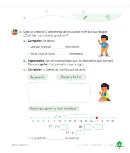 Libro Matemática – Cuaderno de trabajo – 1 – Primaria – Pág 164 – Resuelto pdf