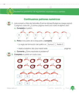 Libro Matemática – Cuaderno de trabajo – 1 – Primaria – Pág 165 – Resuelto pdf
