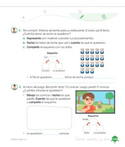 Libro Matemática – Cuaderno de trabajo – 1 – Primaria – Pág 168 – Resuelto pdf