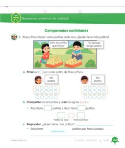 Libro Matemática – Cuaderno de trabajo – 1 – Primaria – Pág 169 – Resuelto pdf
