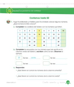 Libro Matemática – Cuaderno de trabajo – 1 – Primaria – Pág 171 – Resuelto pdf