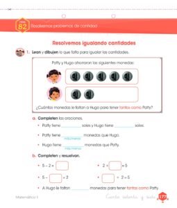 Libro Matemática – Cuaderno de trabajo – 1 – Primaria – Pág 179 – Resuelto pdf