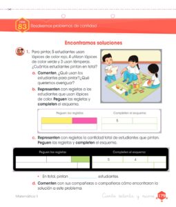 Libro Matemática – Cuaderno de trabajo – 1 – Primaria – Pág 181 – Resuelto pdf