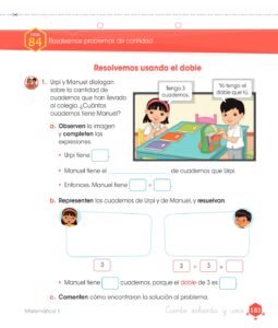 Libro Matemática – Cuaderno de trabajo – 1 – Primaria – Pág 183 – Resuelto pdf