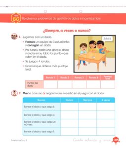 Libro Matemática – Cuaderno de trabajo – 1 – Primaria – Pág 187 – Resuelto pdf