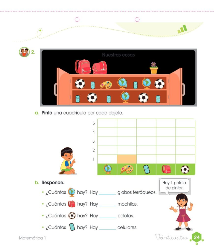 Matemática – Cuaderno de trabajo – 1 – Primaria - Página 26 - Contenido informativo Resumido
