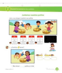 Libro Matemática – Cuaderno de trabajo – 1 – Primaria – Pág 27 – Resuelto pdf