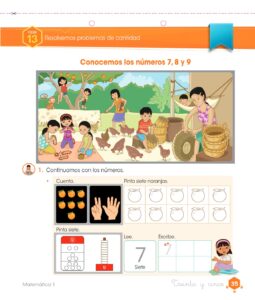 Libro Matemática – Cuaderno de trabajo – 1 – Primaria – Pág 37 – Resuelto pdf