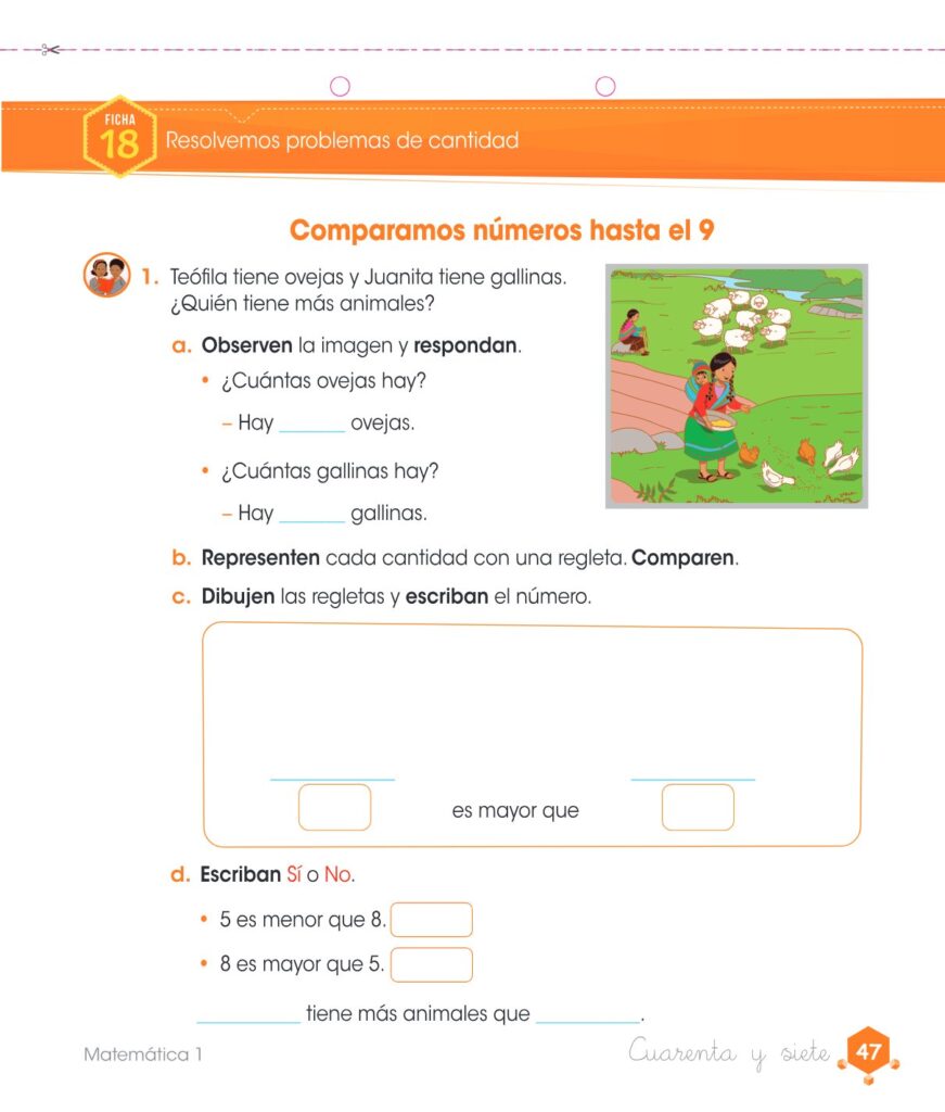 Matemática – Cuaderno de trabajo – 1 – Primaria - Página 49 - Contenido informativo Resumido