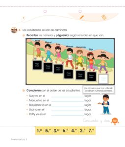 Libro Matemática – Cuaderno de trabajo – 1 – Primaria – Pág 54 – Resuelto pdf