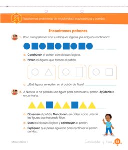 Libro Matemática – Cuaderno de trabajo – 1 – Primaria – Pág 55 – Resuelto pdf