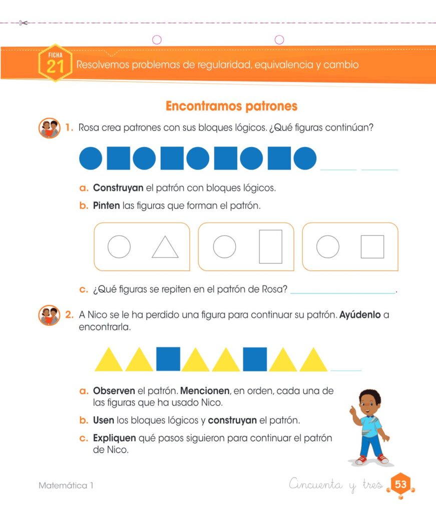 Matemática – Cuaderno de trabajo – 1 – Primaria - Página 55 - Contenido informativo Resumido