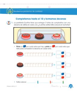 Libro Matemática – Cuaderno de trabajo – 1 – Primaria – Pág 71 – Resuelto pdf