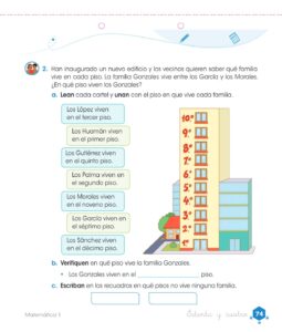 Libro Matemática – Cuaderno de trabajo – 1 – Primaria – Pág 76 – Resuelto pdf