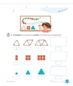 Libro Matemática – Cuaderno de trabajo – 1 – Primaria – Pág 84 – Resuelto pdf