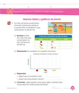 Libro Matemática – Cuaderno de trabajo – 1 – Primaria – Pág 91 – Resuelto pdf