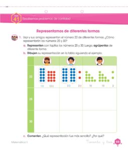 Libro Matemática – Cuaderno de trabajo – 1 – Primaria – Pág 95 – Resuelto pdf