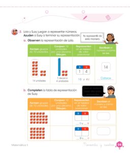 Libro Matemática – Cuaderno de trabajo – 1 – Primaria – Pág 96 – Resuelto pdf