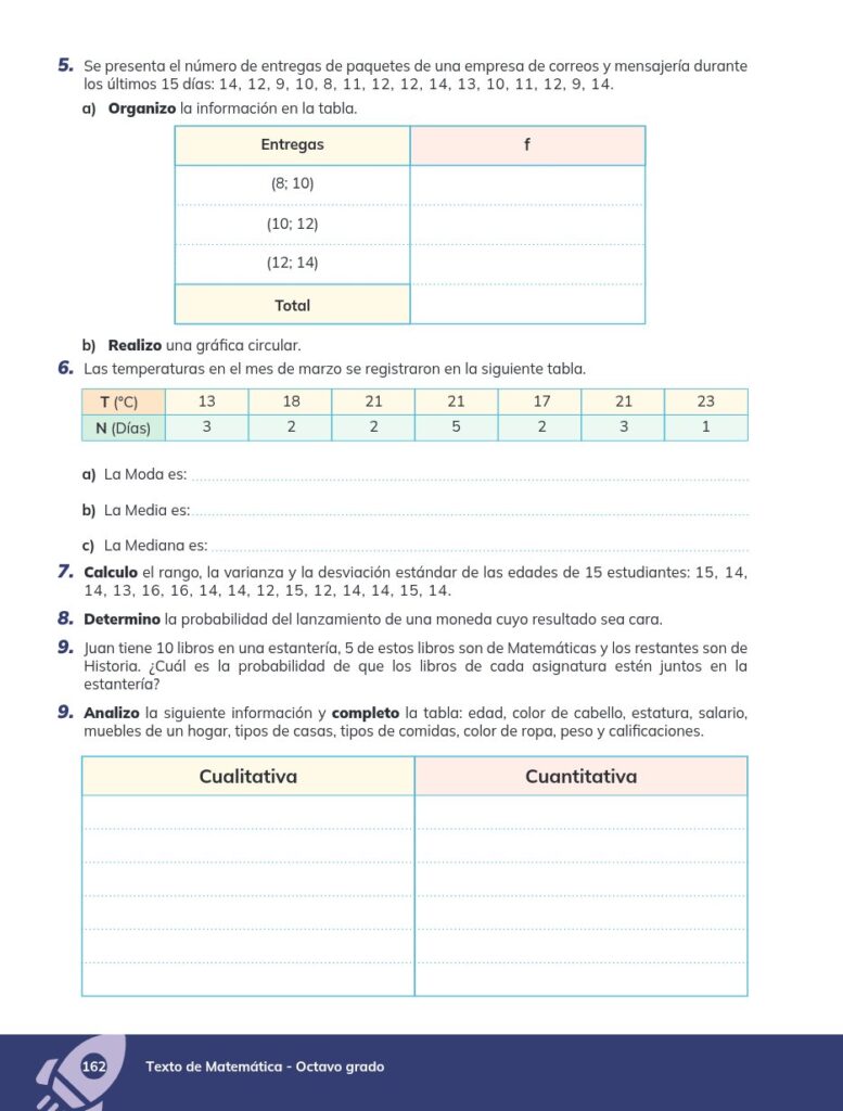 MATEMÁTICA - Educación General Básica - Subnivel Superior - - Página 163 - Ejercicios Resuelto
