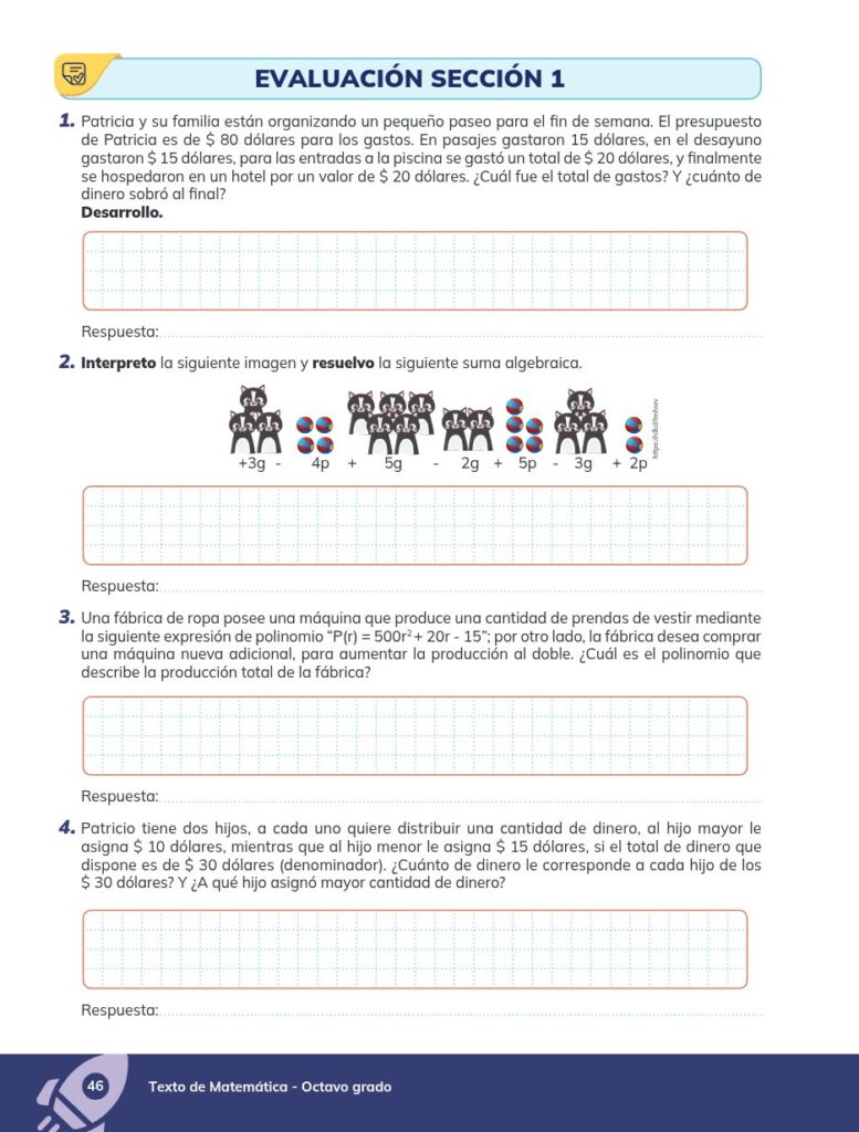 MATEMÁTICA - Educación General Básica - Subnivel Superior - - Página 47 - Ejercicios Resuelto