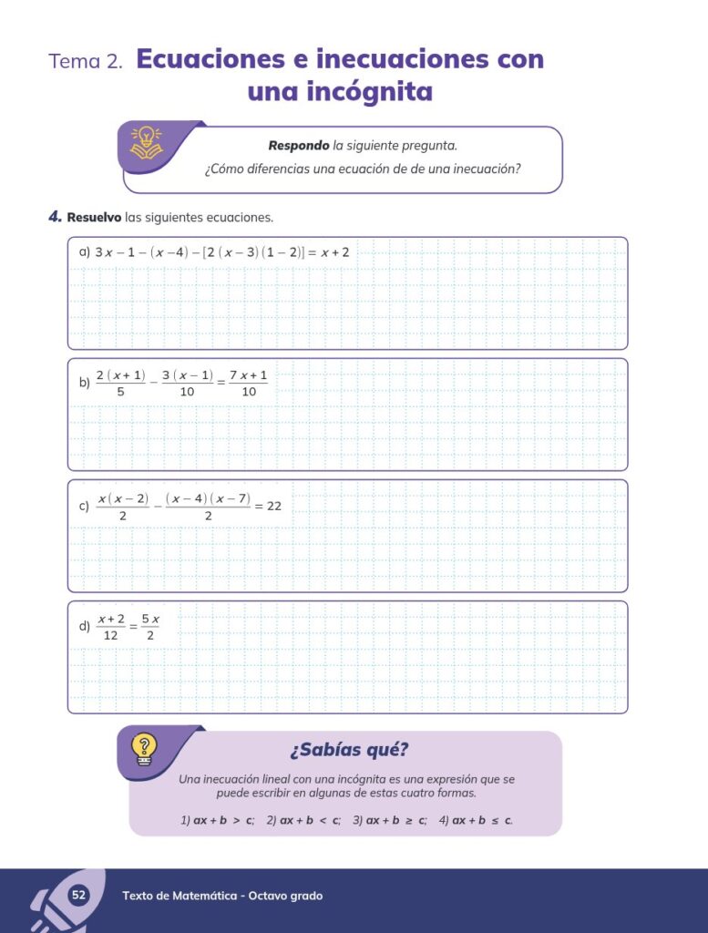 MATEMÁTICA - Educación General Básica - Subnivel Superior - - Página 53 - Ejercicios Resuelto