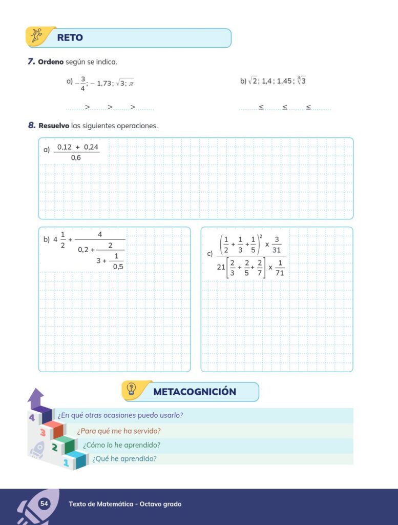 MATEMÁTICA - Educación General Básica - Subnivel Superior - - Página 55 - Ejercicios Resuelto