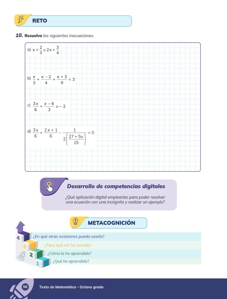 MATEMÁTICA - Educación General Básica - Subnivel Superior - - Página 57 - Ejercicios Resuelto