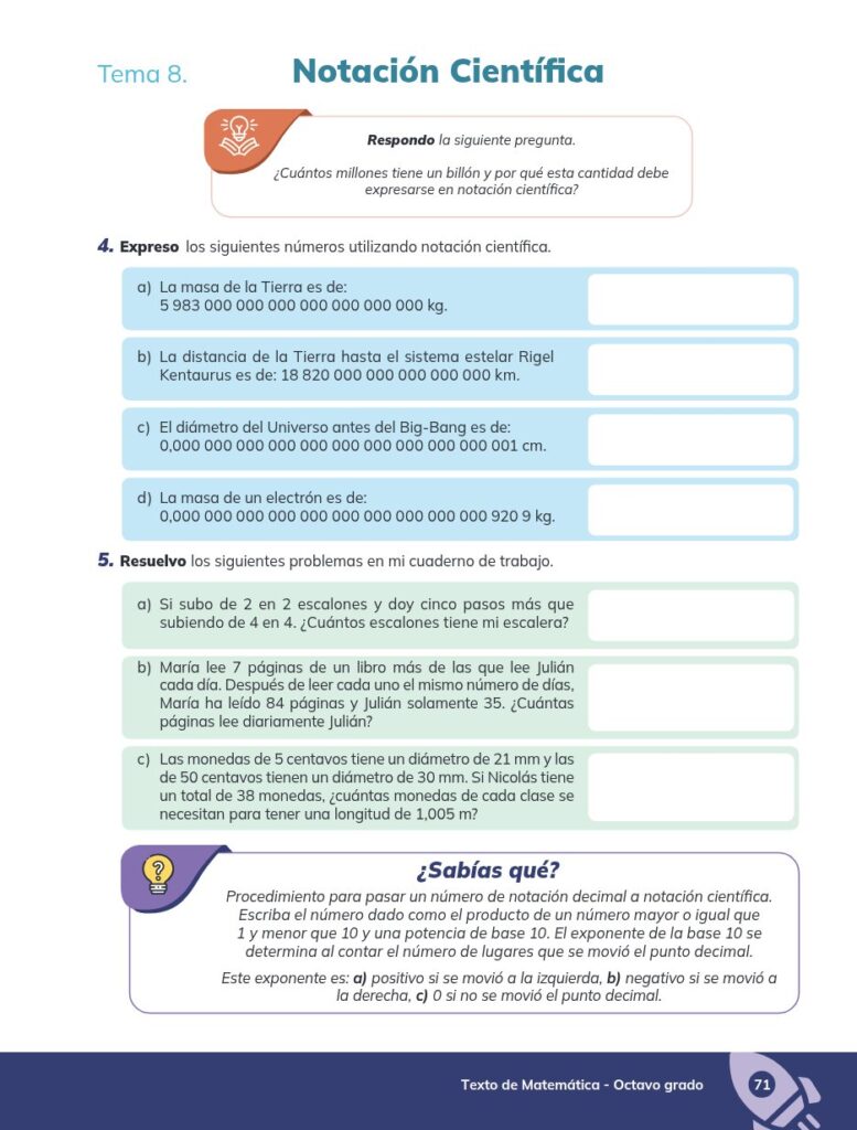 MATEMÁTICA - Educación General Básica - Subnivel Superior - - Página 72 - Ejercicios Resuelto