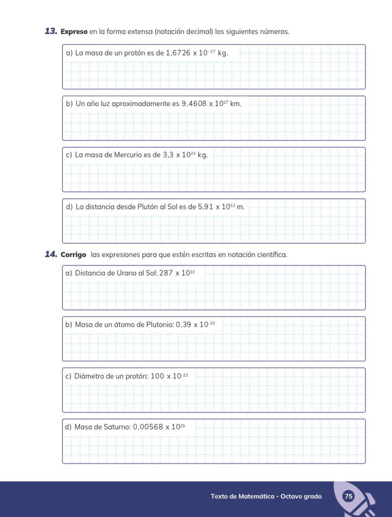 MATEMÁTICA - Educación General Básica - Subnivel Superior - - Página 76 - Ejercicios Resuelto