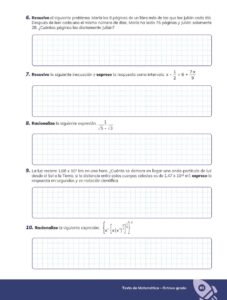 Libro MATEMÁTICA – Educación General Básica – Subnivel Superior – Octavo de Básica – Pág 84 – Resuelto pdf