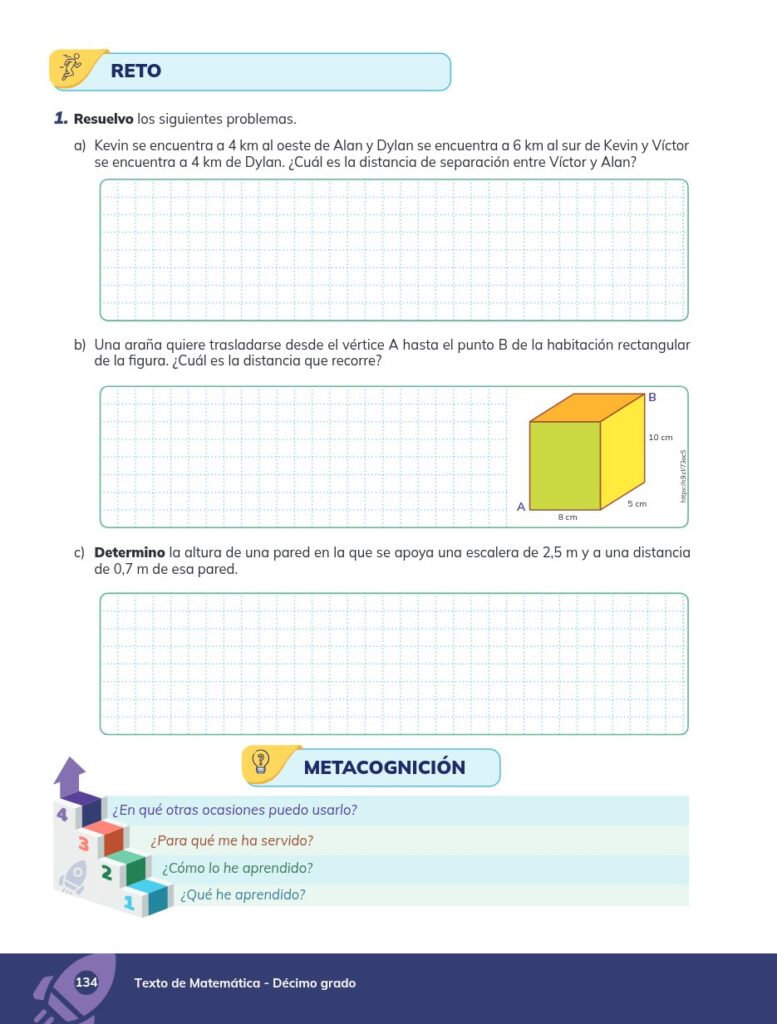 MATEMÁTICA Educación General Básica - Subnivel Superior 10 D - Página 135 - Ejercicios Resuelto