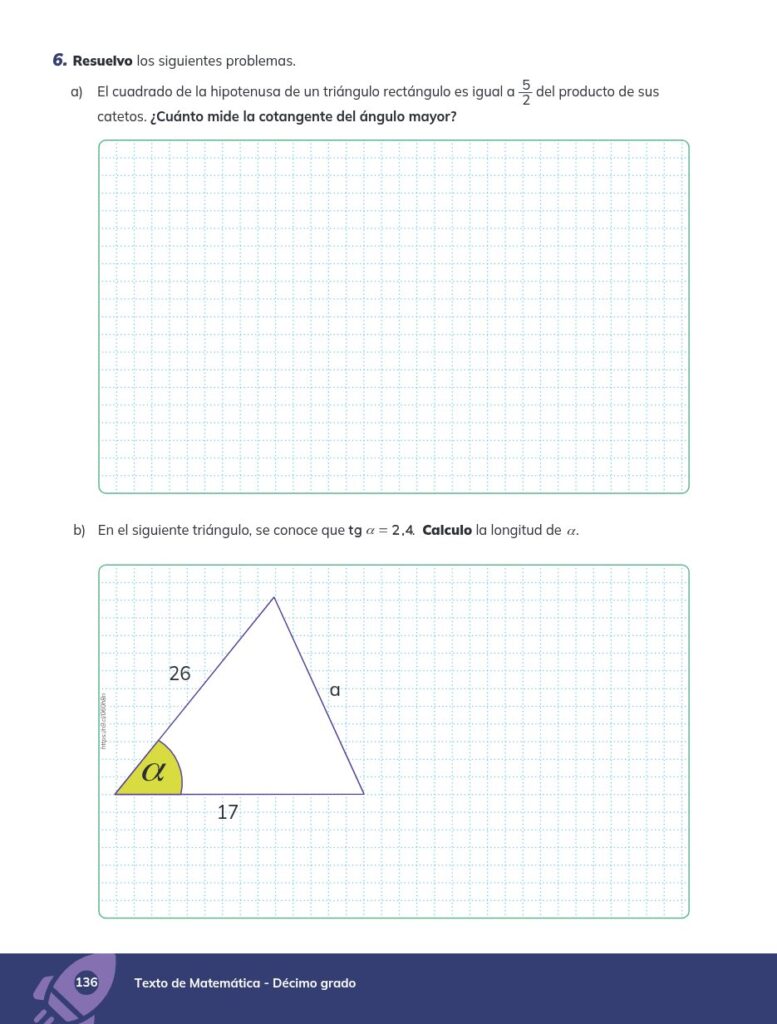 MATEMÁTICA Educación General Básica - Subnivel Superior 10 D - Página 137 - Ejercicios Resuelto