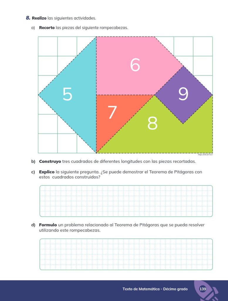 MATEMÁTICA Educación General Básica - Subnivel Superior 10 D - Página 140 - Ejercicios Resuelto