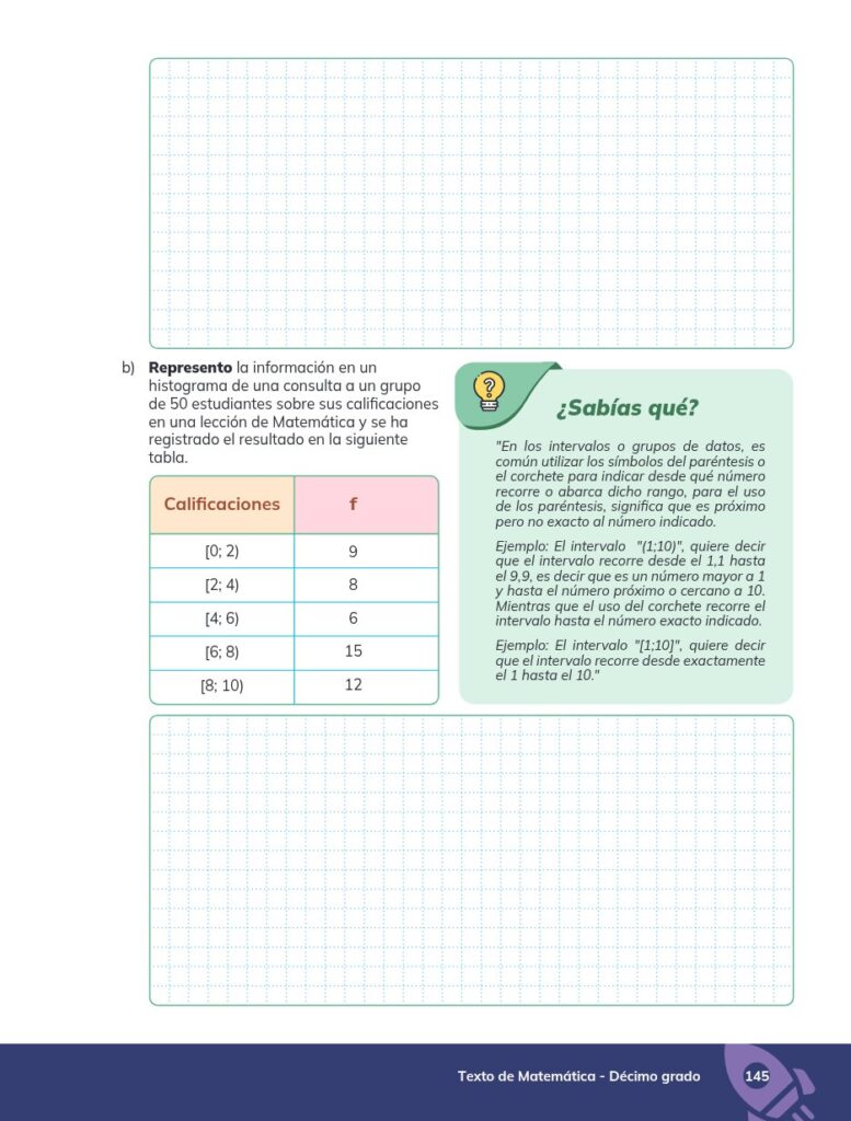 MATEMÁTICA Educación General Básica - Subnivel Superior 10 D - Página 146 - Ejercicios Resuelto