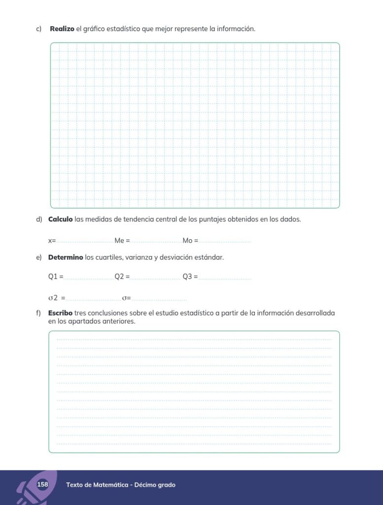 MATEMÁTICA Educación General Básica - Subnivel Superior 10 D - Página 159 - Ejercicios Resuelto