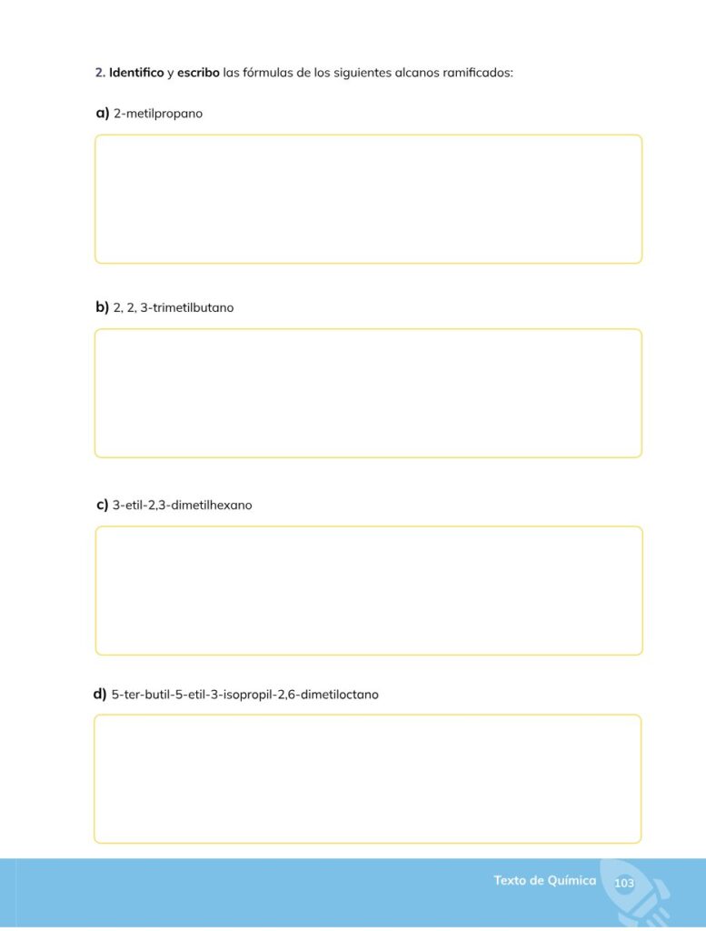 Química – Bachillerato General – 1 (Primero de Bachillerato) - Página 104 - Contenido informativo Resumido