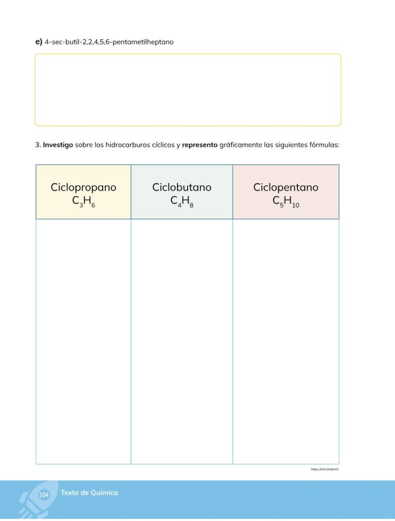 Química – Bachillerato General – 1 (Primero de Bachillerato) - Página 105 - Contenido informativo Resumido